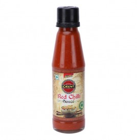 Surabhi Orient Red Chilli Sauce   Glass Bottle  200 grams